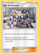 Ingo & Emmet (144/181) [SM  Team Up] Reverse Holofoil - Uncommon