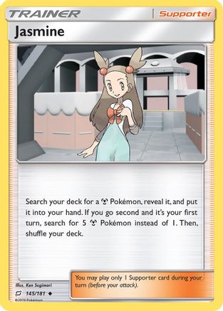 Jasmine (145/181) [SM  Team Up] Reverse Holofoil - Uncommon