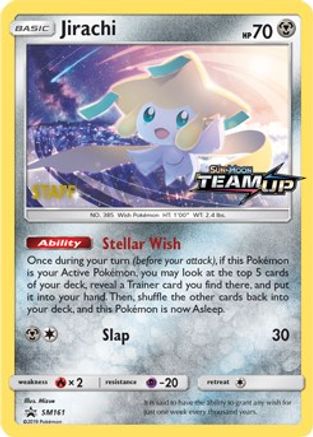 Jirachi - SM161 [Staff] (SM161) [SM Promos] Holofoil - Promo