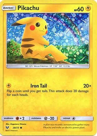 Pikachu (General Mills) (028/73) [Miscellaneous Cards & Products] Holofoil - Promo