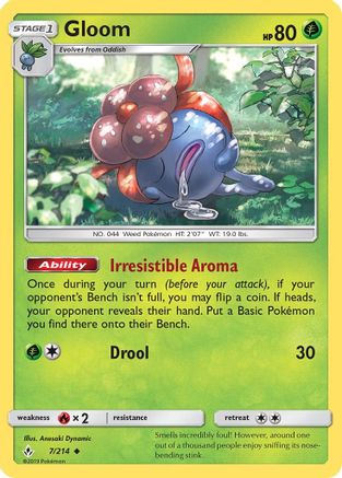 Gloom (007/214) [SM  Unbroken Bonds] - Uncommon