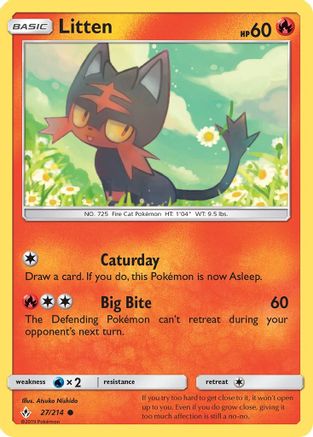 Litten (027/214) [SM  Unbroken Bonds] - Common