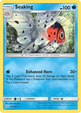 Seaking (49/214) [SM  Unbroken Bonds] - Rare