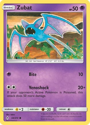 Zubat (064/214) [SM  Unbroken Bonds] - Common