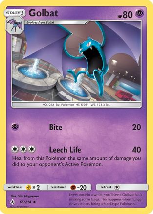Golbat (65/214) [SM  Unbroken Bonds] - Uncommon