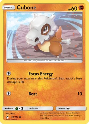 Cubone (090/214) [SM  Unbroken Bonds] - Common