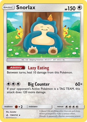 Snorlax [SM10 - 158/214]