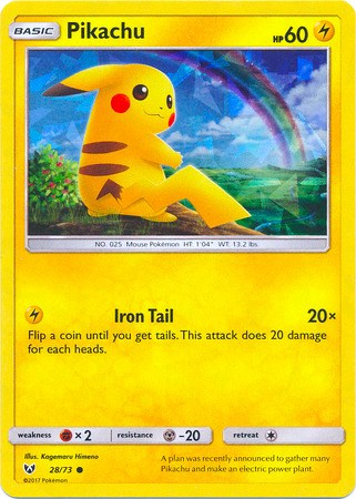 Pikachu - 28/73 (Cracked Ice Holo) [PR - 028/073]