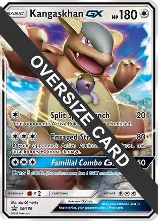 Kangaskhan GX - SM188 (SM Black Star Promo) (SM188) [Jumbo Cards] Holofoil - Promo