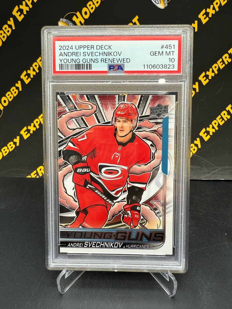 Andrei Svechnikov Young Guns Renewed PSA 10 - Carolina Hurricanes