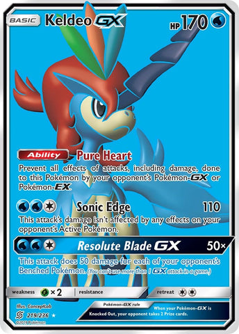 Keldeo GX (Full Art) [SM11 - 219/236]
