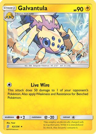 Galvantula (62/236) [SM  Unified Minds] Reverse Holofoil - Rare