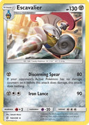Escavalier (142/236) [SM  Unified Minds] Reverse Holofoil - Rare