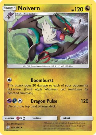 Noivern (159/236) [SM  Unified Minds] Reverse Holofoil - Rare