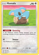 Komala (185/236) [SM  Unified Minds] Reverse Holofoil - Uncommon