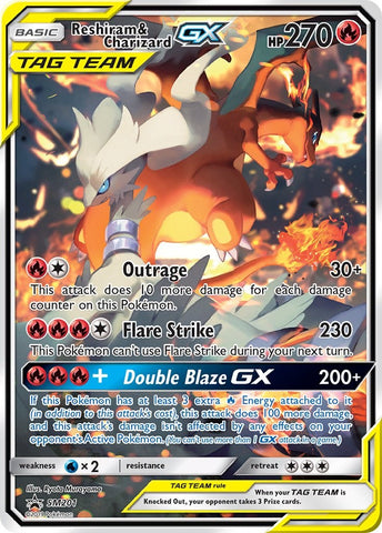 Reshiram & Charizard GX - SM201 [SMP - SM201]