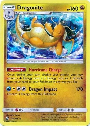 Dragonite (Cracked Ice Holo) (151/236) [Deck Exclusives] Holofoil - Holo Rare
