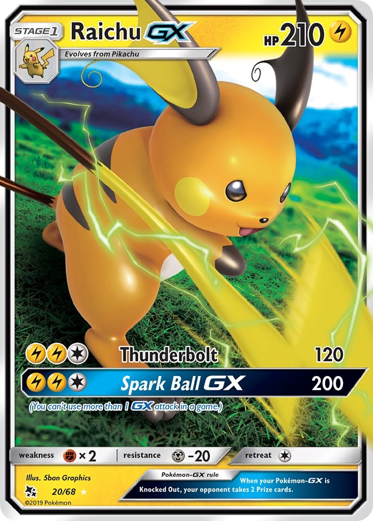 Raichu GX [HIF - 20/68]