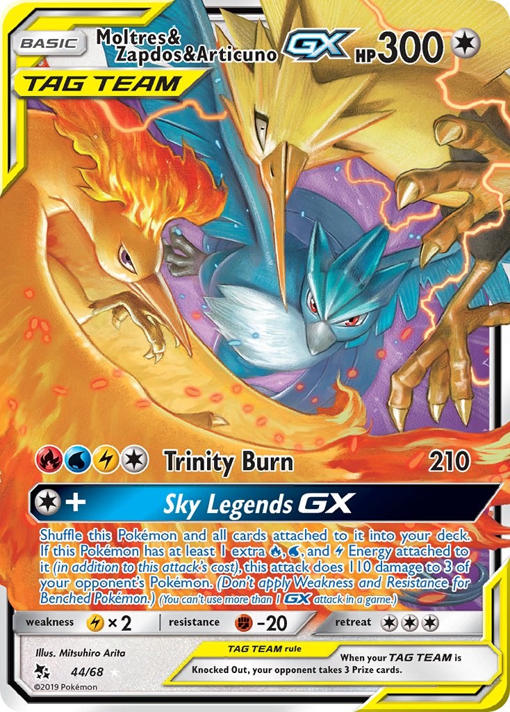 Moltres & Zapdos & Articuno GX [HIF - 44/68]