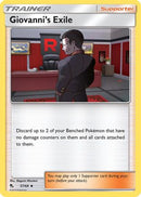 Giovanni's Exile (057/68) [Hidden Fates] Reverse Holofoil - Uncommon