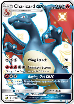 Charizard GX (SV49/SV94) [Hidden Fates Shiny Vault] Holofoil - Shiny Holo Rare