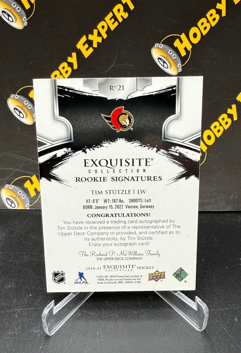 Tim Stutzle Rookie Signatures /49