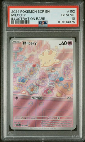 Milcery #152 - Stellar Crown Illustration Rare - PSA 10
