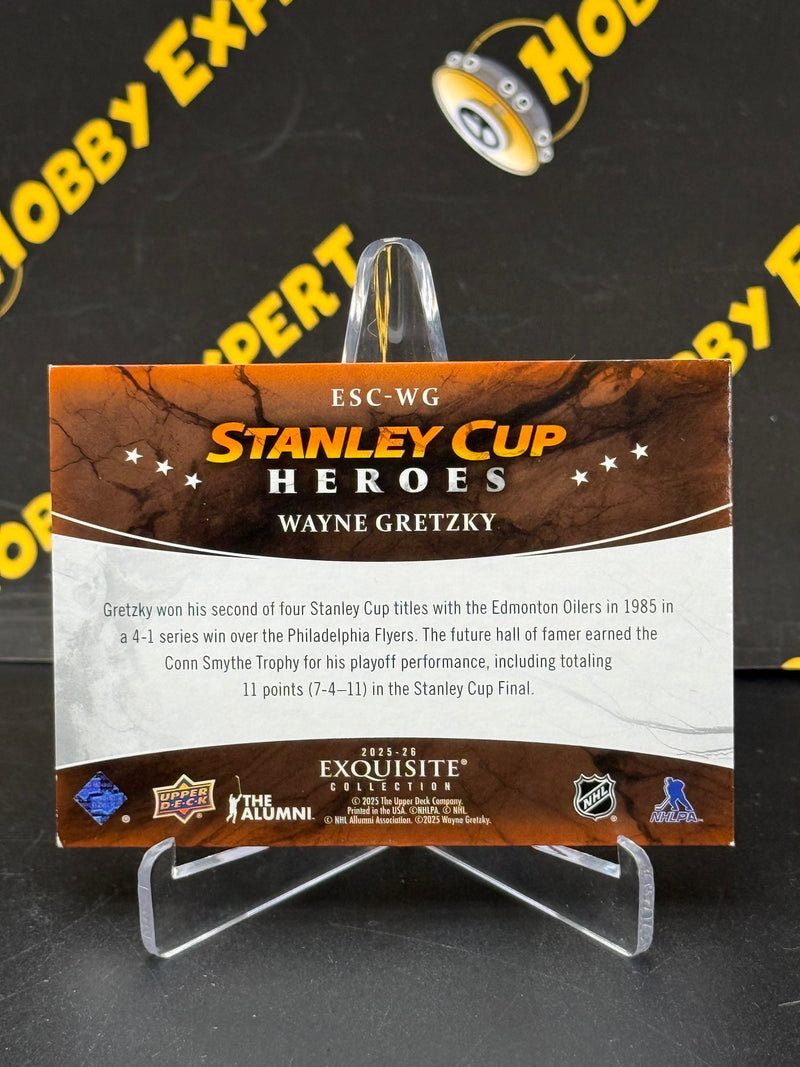 Wayne Gretzky Stanley Cup Heroes 078/299 - Edmonton Oilers 2025-26 Black Diamond