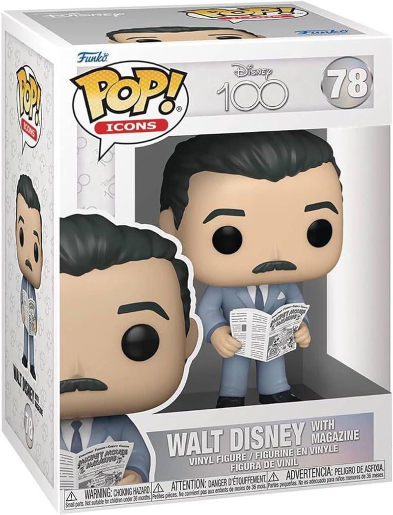 Walt Disney With Magazine - Disney 100