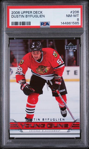 Dustin Byfuglien Young Guns PSA 8 - Chicago Blackhawks