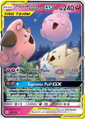 Togepi & Cleffa & Igglybuff GX [SM12 - 143/236]