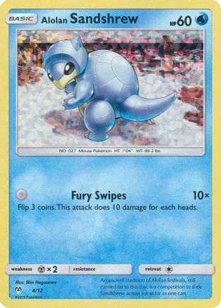 Alolan Sandshrew (4/12) [McDonalds Promos 2019] Holofoil - Promo