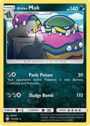 Alolan Muk (131/236) [SM  Cosmic Eclipse] - Rare