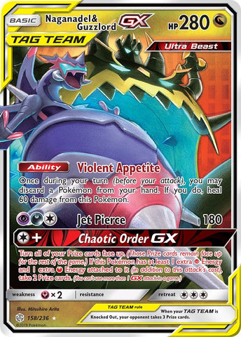 Naganadel & Guzzlord GX [SM12 - 158/236]