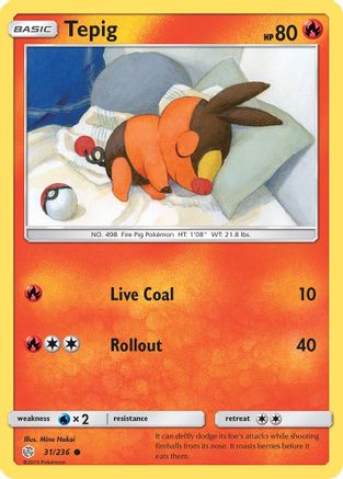 Tepig (031/236) [SM  Cosmic Eclipse] - Common