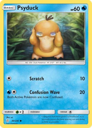 Psyduck (040/236) [SM  Cosmic Eclipse] Reverse Holofoil - Common