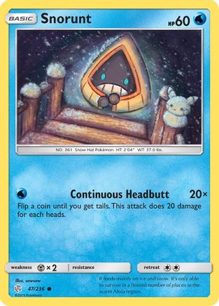 Snorunt (047/236) [SM  Cosmic Eclipse] - Common