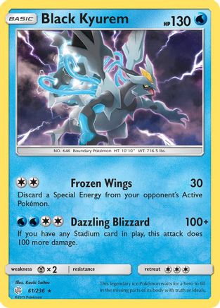 Black Kyurem (061/236) [SM  Cosmic Eclipse] Reverse Holofoil - Holo Rare