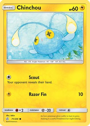 Chinchou (071/236) [SM  Cosmic Eclipse] - Common