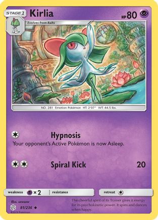 Kirlia (081/236) [SM  Cosmic Eclipse] - Uncommon