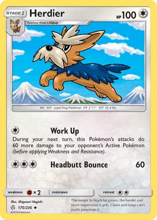 Herdier (175/236) [SM  Cosmic Eclipse] - Uncommon