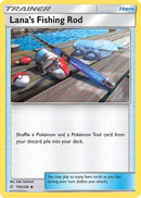 Lana's Fishing Rod (195/236) [SM  Cosmic Eclipse] Reverse Holofoil - Uncommon