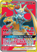 Charizard & Braixen GX (Full Art) (212/236) [SM  Cosmic Eclipse] Holofoil - Ultra Rare