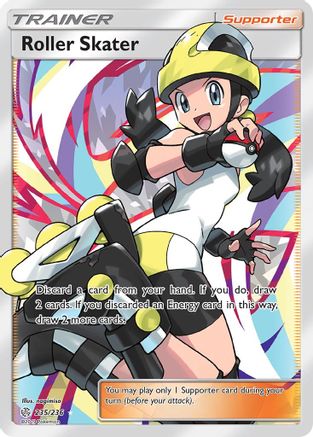 Roller Skater (Full Art) (235/236) [SM  Cosmic Eclipse] Holofoil - Ultra Rare