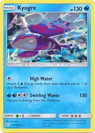 Kyogre - 53/236 (Cracked Ice Holo) [PR - 053/236]
