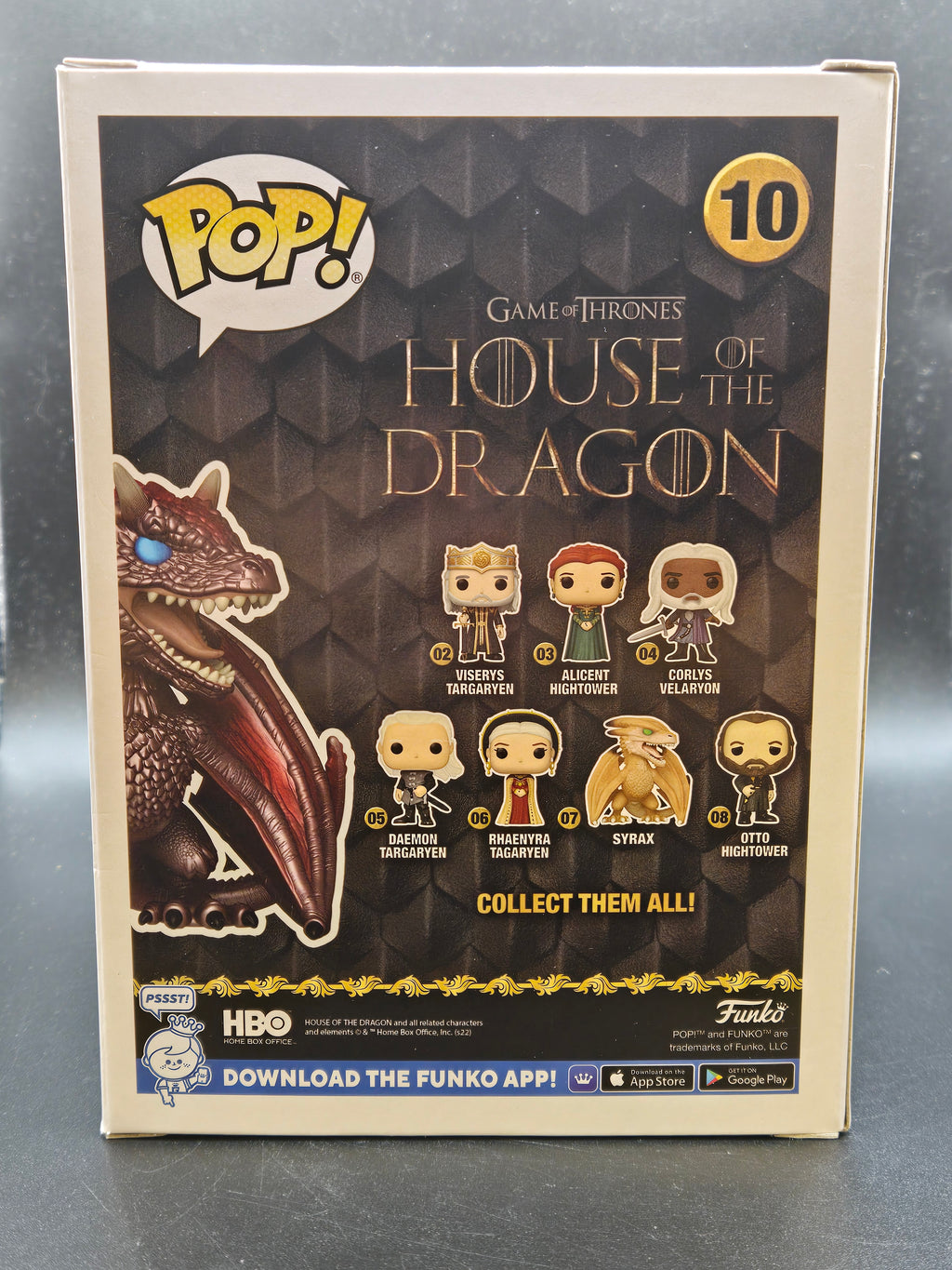 FUNKO POP de Caraxes de la Casa del dragón FUNKO POP de Caraxes de la Casa del dragón