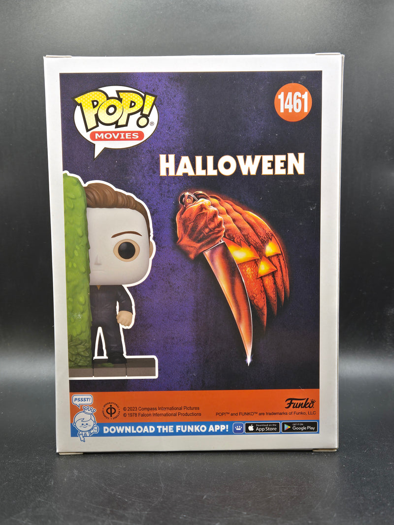 Michael Behind Hedge