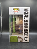 Michael Behind Hedge