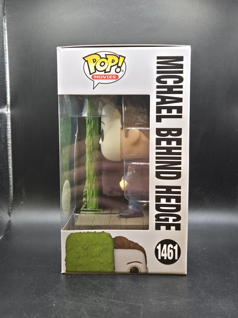 Michael Behind Hedge