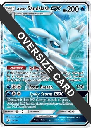 Alolan Sandslash GX - SM236 (SM236) [Jumbo Cards] Holofoil - Promo